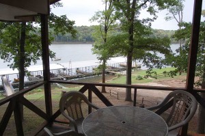 table rock lake hickory hollow resort Cabin 11A-Porch View