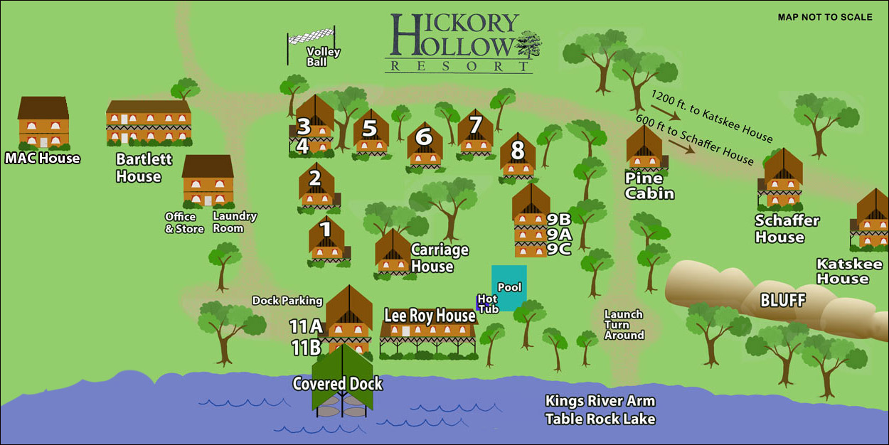 hickory hollow resort map
